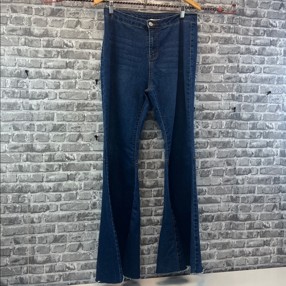 The Rustic‎ Rack Flared Blue Denim Jeans